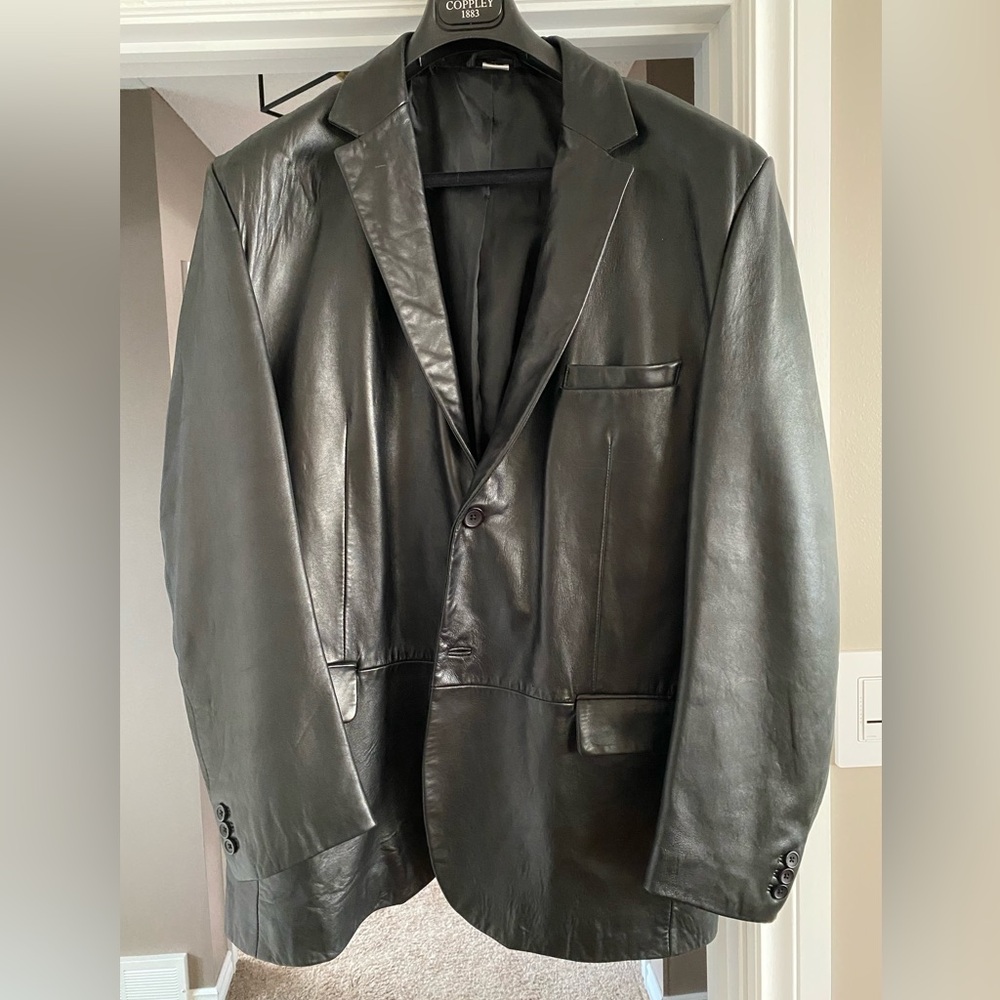 Concepts by Claiborne lamb leather jacket